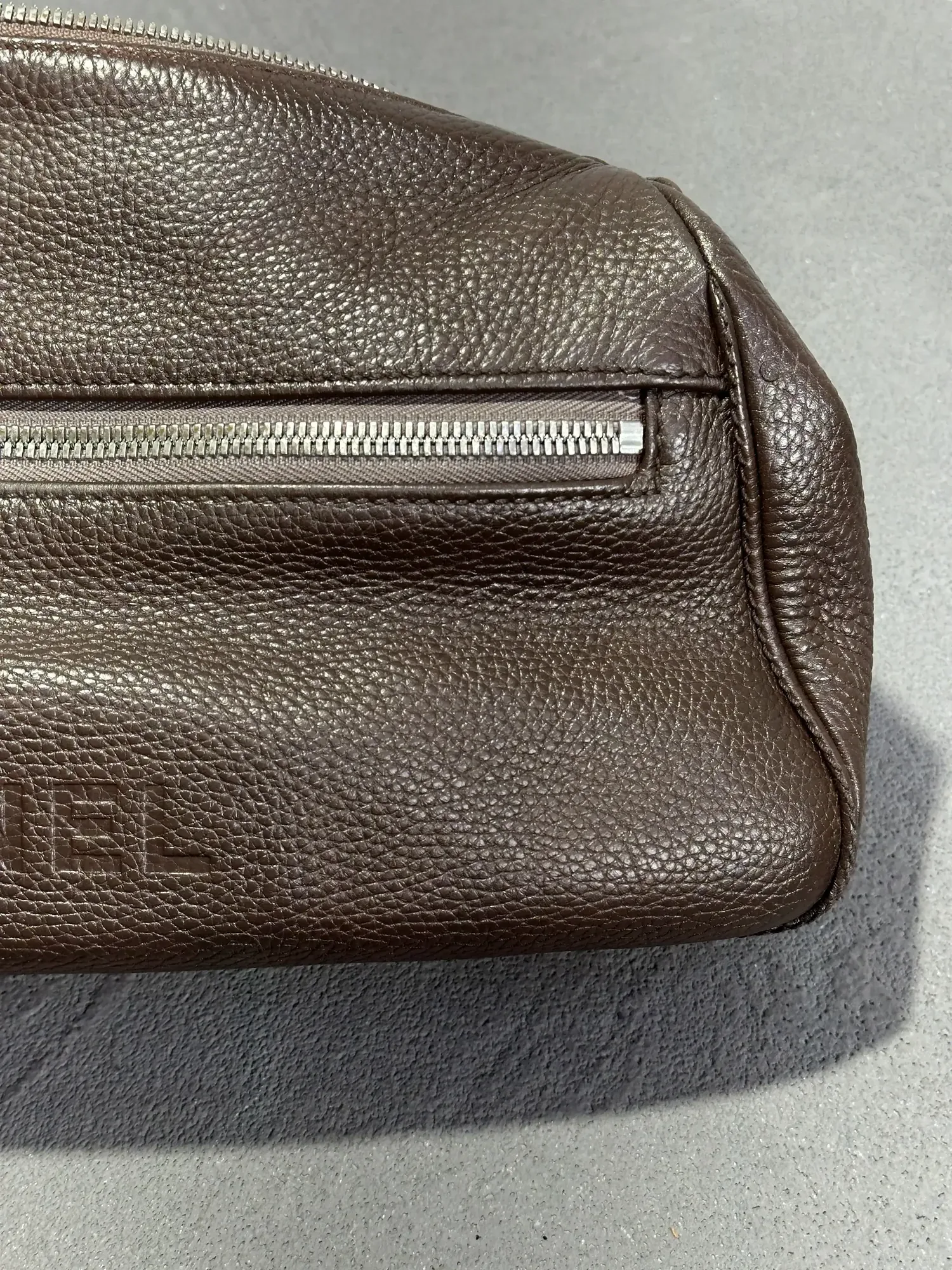 가방-샤넬-염색 -브라운 카프스킨 태슬 호보 숄더백 수선 후